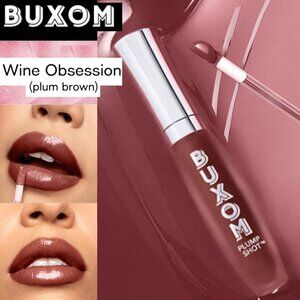 BUXOM Plump Shot Sheer Tint Collagen Infused Lip Serum ~ Wine Obsession 4ml NIB